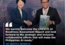 DOST Secretary Solidum Welcomes UNESCO’s AI Readiness Assessment Report
