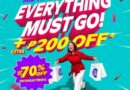Everything Must Go at SM Store MOLINO!